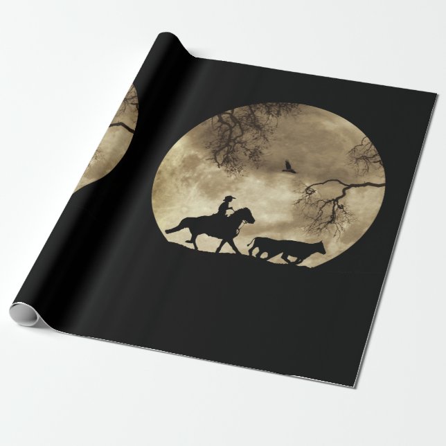 Papel De Regalo SuperGuay Country Western Cowboy (Desenrollado)