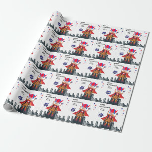 Papel De Regalo Superheroína en silla de ruedas Foto 💥 Héroe Vola