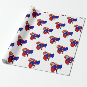 Papel De Regalo supermamá de pelirroja