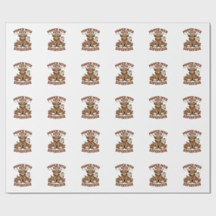 Papel De Regalo Supervisor de parcela de calabaza Highland Cow Cam