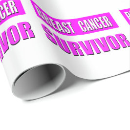 Papel De Regalo Superviviente del cáncer de pecho