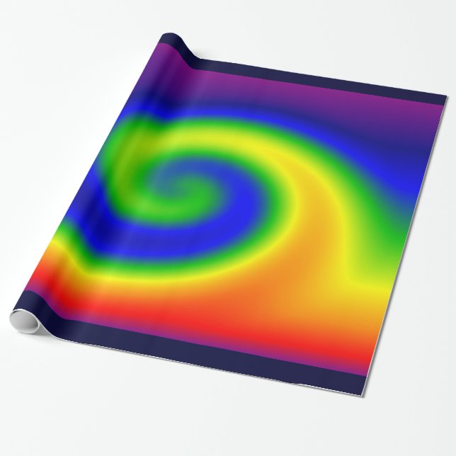Papel De Regalo Surf arcoiris (Desenrollado)