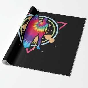 Papel De Regalo Surfertie Dyevaporwave Surfer Surfer Ti