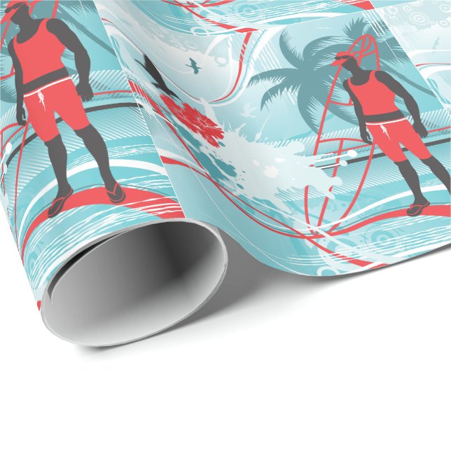 Papel De Regalo Surfing 4 Wrapping Paper (Esquina del rollo)