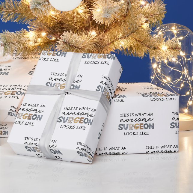 Papel De Regalo Surgeon Funny Awesome Surgeon Gift (Vacaciones)