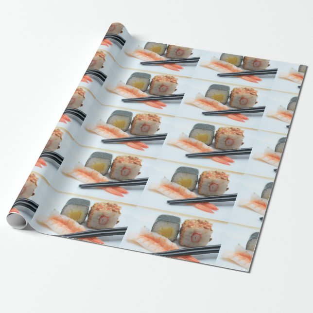 Papel De Regalo ¡Sushi! (Desenrollado)