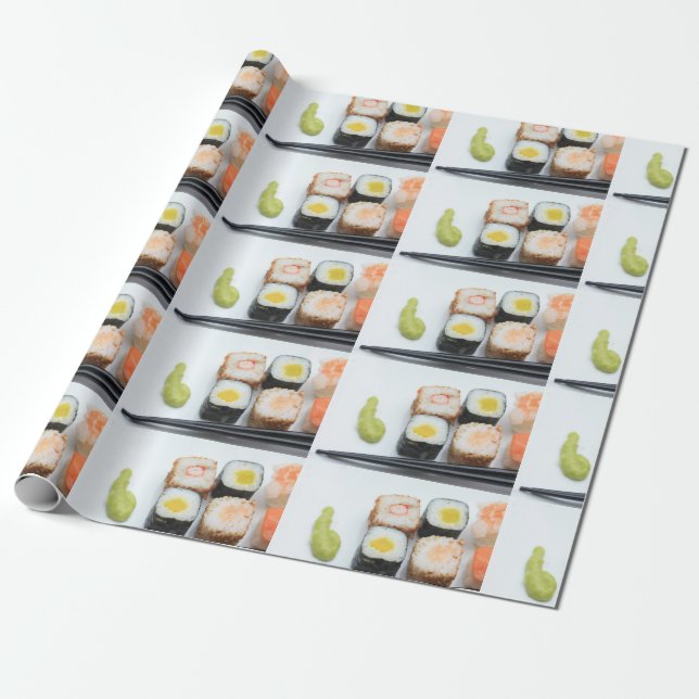 Papel De Regalo ¡Sushi! (Desenrollado)