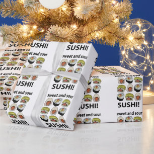 Papel De Regalo Sushi Agrio y Dulce Sushi