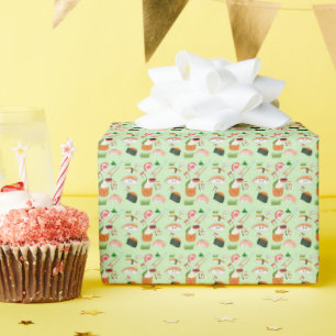Papel De Regalo Sushi Feliz Kawaii