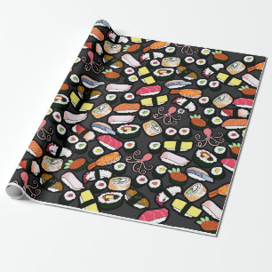 Papel De Regalo Sushi Wrapping Paper