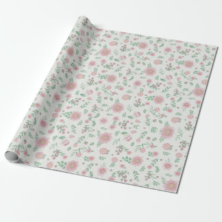 Papel De Regalo Susurros Florales: ZazzleWrapMagic Envolturas excl
