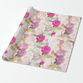 Papel De Regalo Susurros Florales: ZazzleWrapMagic Envolturas excl