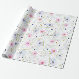 Papel De Regalo Susurros Florales: ZazzleWrapMagic Envolturas excl