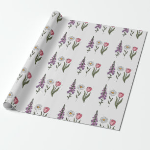 Papel De Regalo Sutil Anti-Trump - Tulipán Margarita de Digitalis