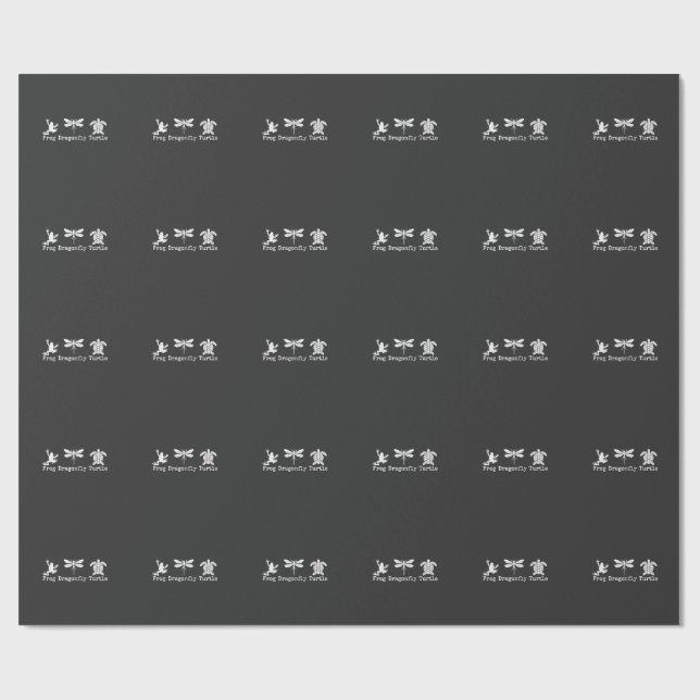 Papel De Regalo Sutil tortuga de rana antimaga anti-Trump (Superficie plana)