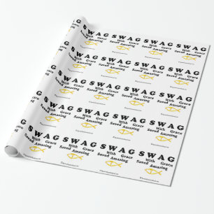 Papel De Regalo SWAG ahorrado con asombrosa gracia