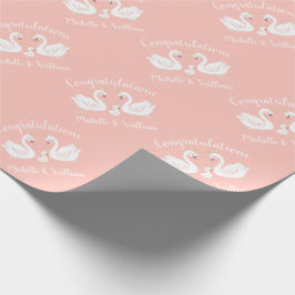 Papel De Regalo Swan Baby Shower
