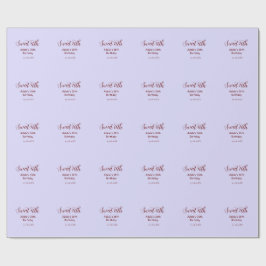 Papel De Regalo Sweet 16th birthday purple pastel mauve retro name