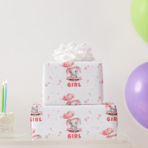 Papel De Regalo Sweet Baby Elephant Baby Shower