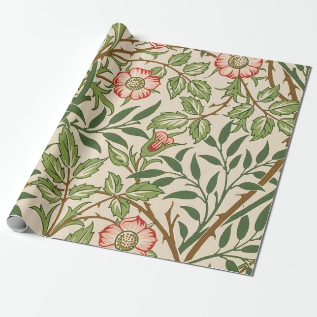 Papel De Regalo Sweet Briar William Morris (Desenrollado)