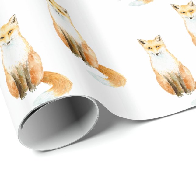 Papel De Regalo Sweet Fox (Esquina del rollo)