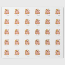 Papel De Regalo Sweet Little patch pumpkin florals está en camino