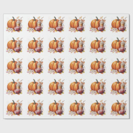 Papel De Regalo Sweet little pumpkin is on the way