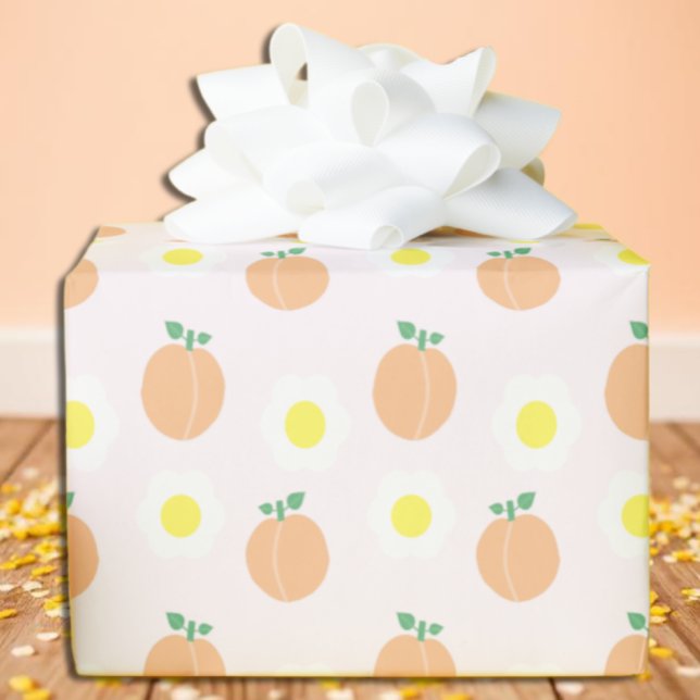 Papel De Regalo Sweet Peach 1º cumpleaños (Subido por el creador)
