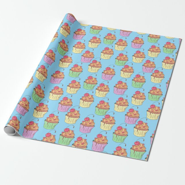 Papel De Regalo Sweet Treats Wrapping Paper (Desenrollado)