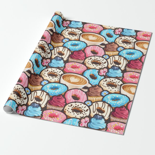 Papel De Regalo Sweet Treats Wrapping Paper (Desenrollado)