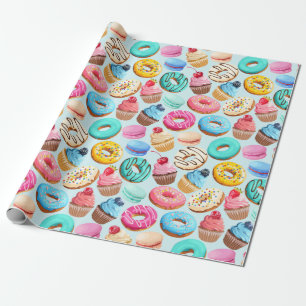 Papel De Regalo Sweet Treats Wrapping Paper