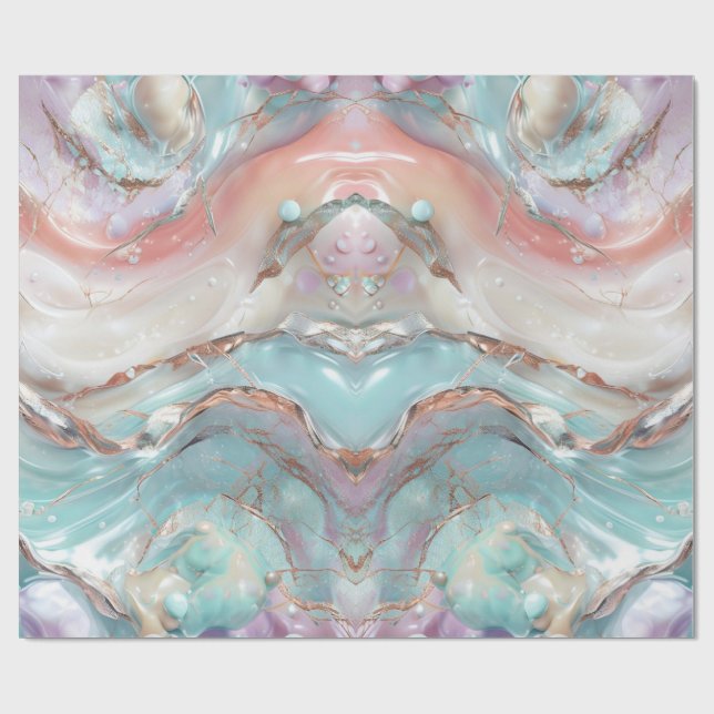 Papel De Regalo Swirl Chillada (Superficie plana)