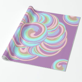 Papel De Regalo Swirl Unicorn