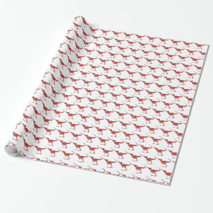 Papel De Regalo T-rex patinador