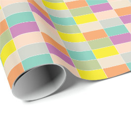 Papel De Regalo Tablero de ajedrez de color suave