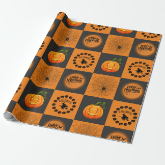 Papel De Regalo Tablero de ajedrez de Halloween