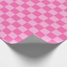 Tablero de cheques rosa caliente
