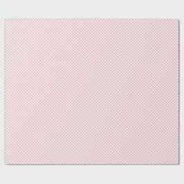 Papel De Regalo Tablero de damas rosa bebé minimalista moderno