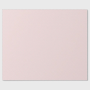 Papel De Regalo Tablero de damas rosa bebé minimalista moderno