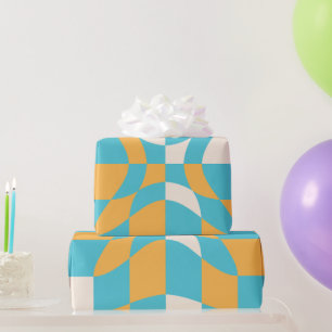 Papel De Regalo Tablero Groovy Daisy Floral, Wrappin Y2K 90s