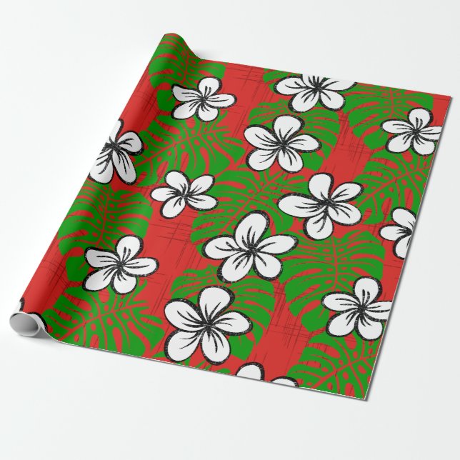 Papel De Regalo Tablero Kalikimaka corto (Desenrollado)