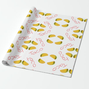 Papel De Regalo Taco patrón en