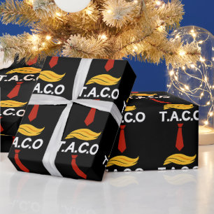 Papel De Regalo Taco Trump siempre se desvanece
