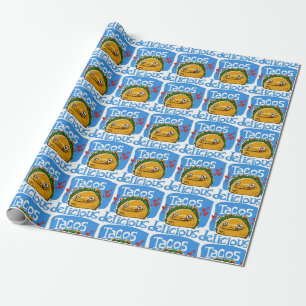Papel De Regalo tacos delicioso estilo personalizado ilustracion d