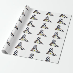 Papel De Regalo Talones y diques a rayas