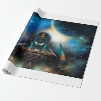 Papel De Regalo Tamalin 5 Arte fractal de ciencia ficción