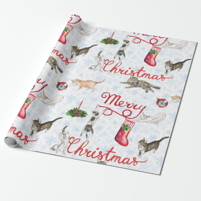 Papel De Regalo Tantos Gatitos (Desenrollado)
