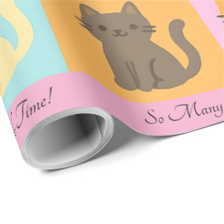 Papel De Regalo ¡Tantos gatos tan poco tiempo!