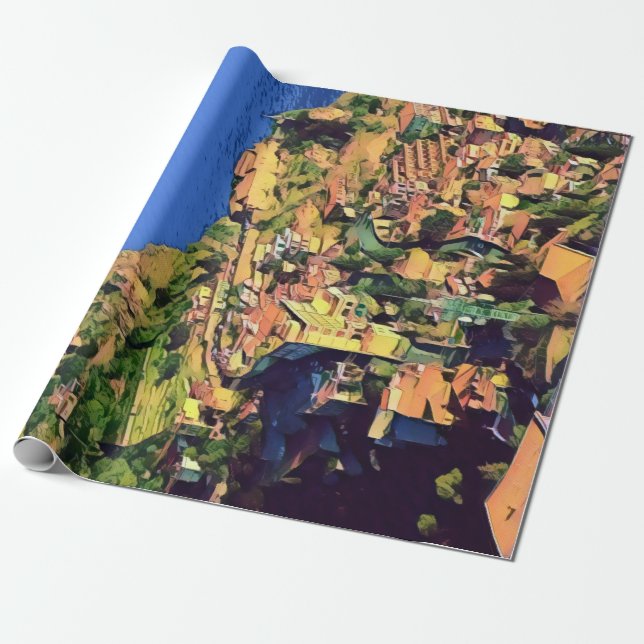 Papel De Regalo TAORMINA - Sicilia - (Desenrollado)