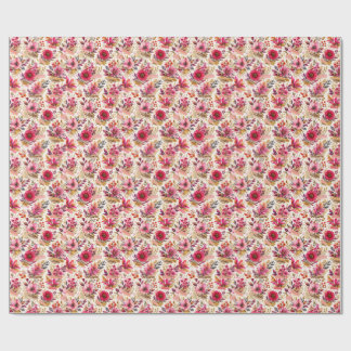Papel De Regalo Tapiz del Jardín Rosado
